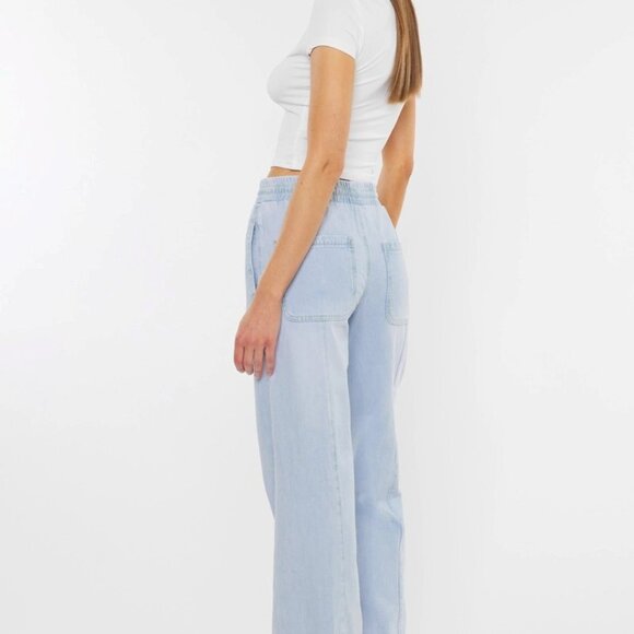 Julia KanCan High Rise Elastic Band Flare Jeans | Women's Pants | Fall Fashion - Picture 8 of 14